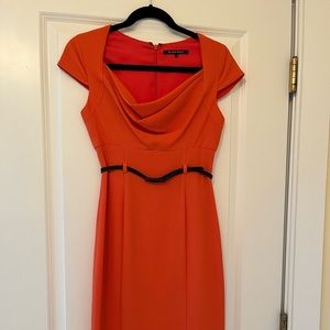 A Black Halo sheath dress